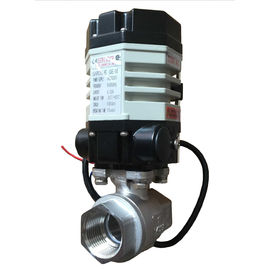 স্টেইনলেস স্টীল 2000psi উচ্চ চাপ বৈদ্যুতিক চালিত বল ভালভ